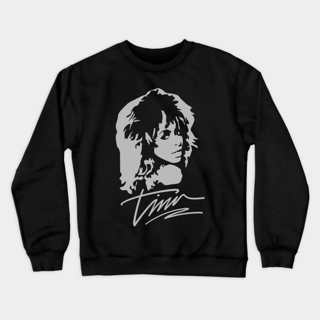 TINA TURNER 80S RETRO STYLE Crewneck Sweatshirt by DISCO DISCO MX